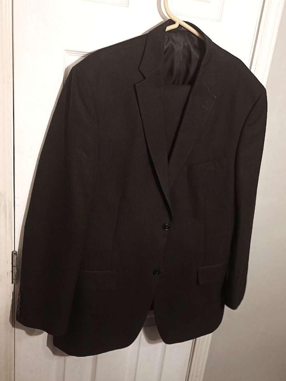 Haggar Suit Up Men Grayish Brown 2 Piece Suit   44L